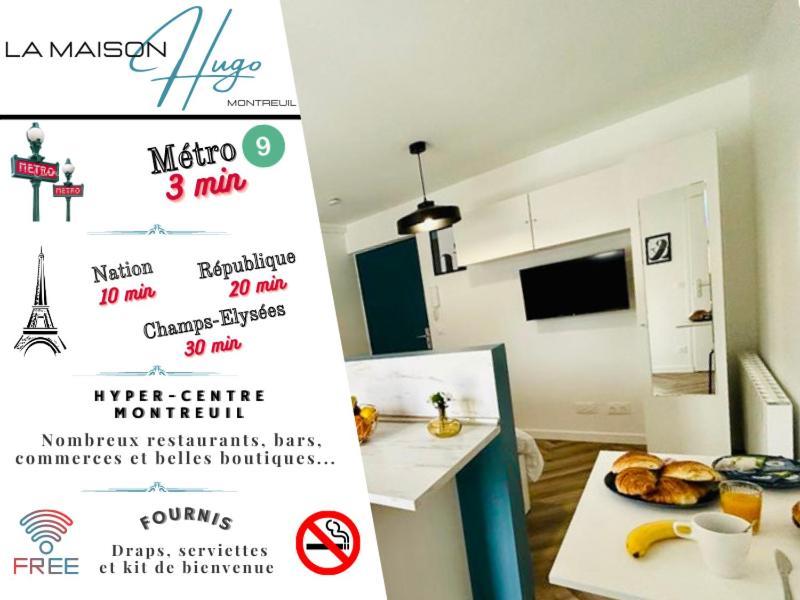 La Maison Hugo Montreuil  Zewnętrze zdjęcie